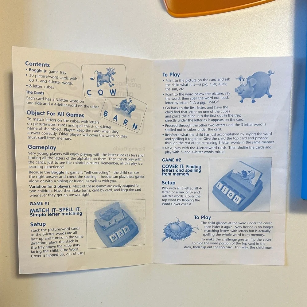 Boggle Jr. Preschool Game
